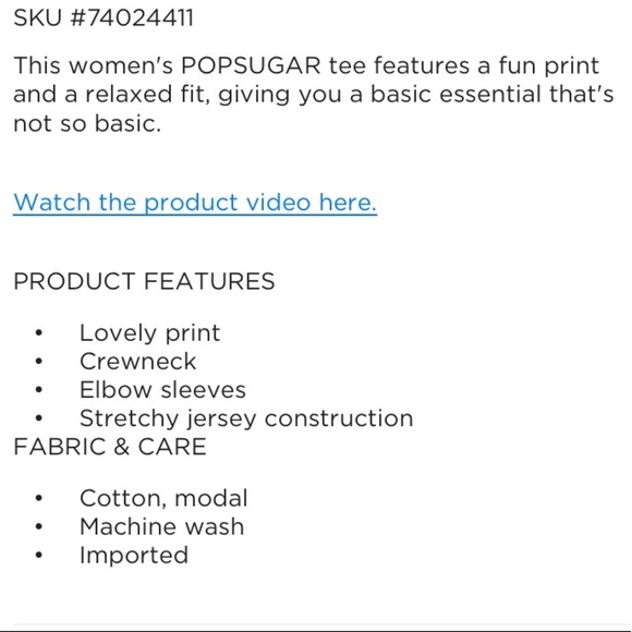 Pop sugar xxl black with white stars blouse - Picture 4 of 14